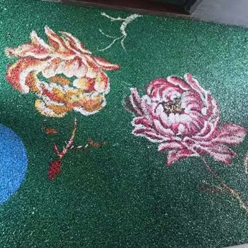 喷涂彩色路面