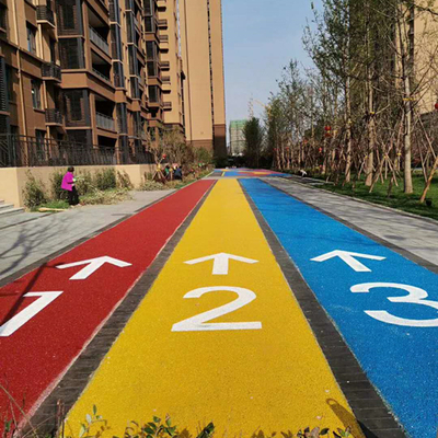 喷涂彩色路面