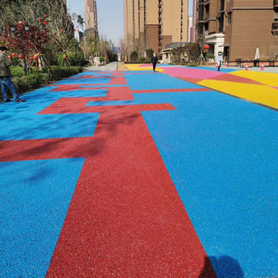 喷涂彩色路面